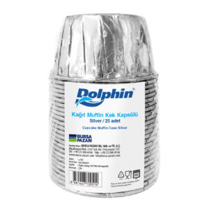 Dolphin Kağıt Muffin Kek Kapsülü Kraft 25li