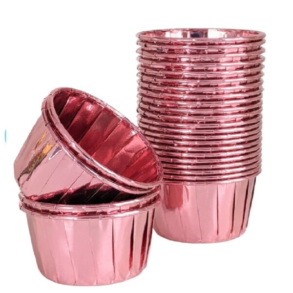 Dolphin Muffin Kek Kapsülü Rose Gold 25li
