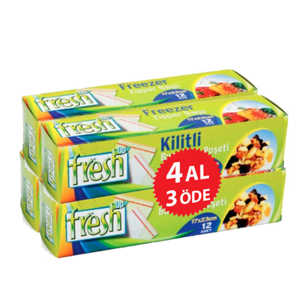 Fresh-Up Kilitli Buzdolabı Poşeti 17x23